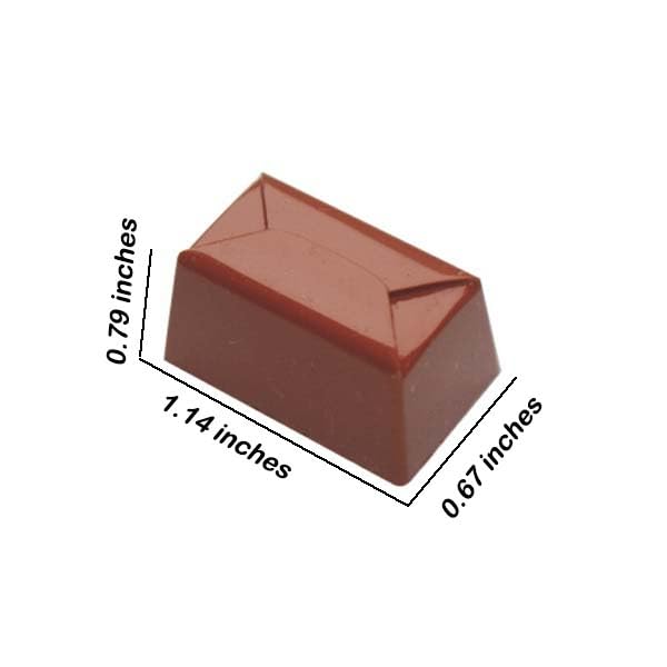 polycarbonate chocolate mold polycarbonate chocolate bar mould rectangle envelope diy candy pastry bakeware tools (19329) - color: 10