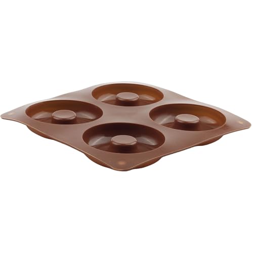 4 Cavity Donut Shaped Silicone Chocolate Molds