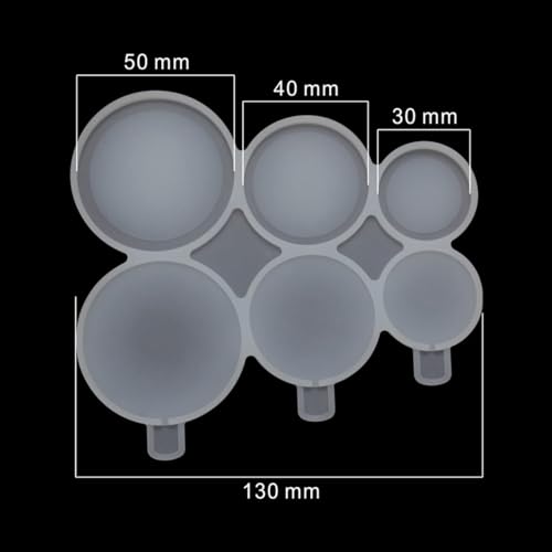 mostsom 2pcs/lot Round Lollipop Silicone Mold Without Stick DIY Lollipop Mold Reposteria Y Pasteleria Accesorios (A_ Round) - size: A_ Round
