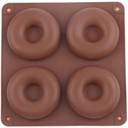4 Cavity Donut Shaped Silicone Chocolate Molds