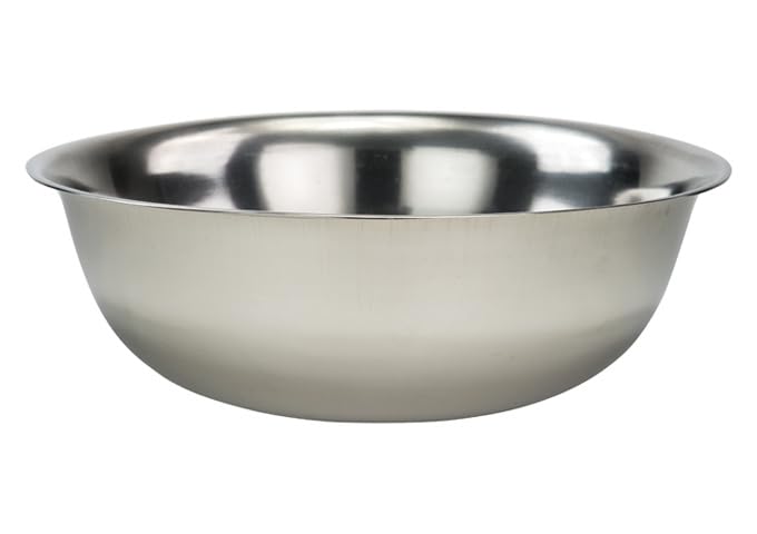 Winco Silver 5 qt Stainless Steel Mixing Bowl - size: 5 Quart