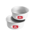 Fat Daddio's Anodized Aluminum Round Cake Pans, 2 Piece Set, 7 x 3 Inch - size: 7 x 3 Inch, Set of 2, style: Sets
