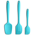 3-Piece Silicone Spatula Set, 600°F Heat Resistant, Macaron Blue - color: E-Macaron Blue