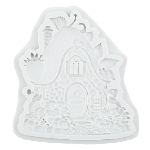Fairy Garden Home Fondant Mold Fruit House Silicone Mold Set of 3 - color: Style G