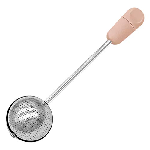 Stainless Steel Powdered Sugar Shaker Duster Flour Sifter Powder Duster Baking Powder Sifters for Baking Tools (Pink) - color: Pink