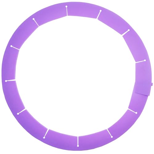 Adjustable Pie Crust Shields Baking Protectors, Silicone Cover Ring Fits 8-11.4 Inch Pies, Baking Pie Pizza Crust Shield Protector Cover for Edges (Purple-1pcs) - color: Purple-1pcs
