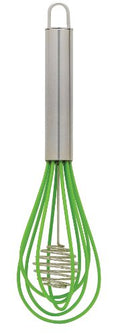 Mrs. Anderson’s Baking Rapid Whisk Junior with Double Helix Spiral Blades, 18/8 Stainless Steel and Silicone, Green - style: Silicone