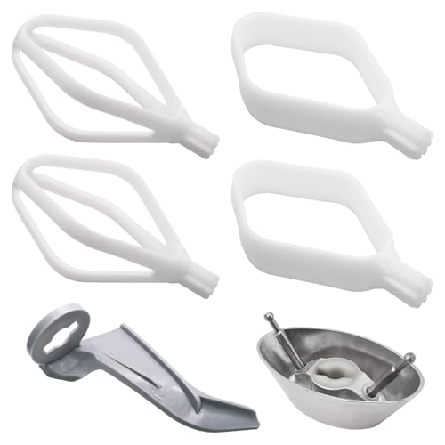 Cake Paddles & Cookie Paddles & Dough Hook Extender with Metal Whip Driver