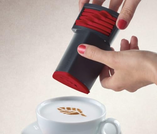 Aerolatte Cappuccino Artist, for Latte Coffee Art, Set of 6 Decorative Stencils - style: Coffee Art Tower