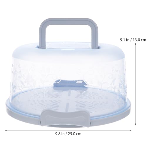 Portable Buckle Cake Box with Handle .82 X 9.82 X 5.11 in