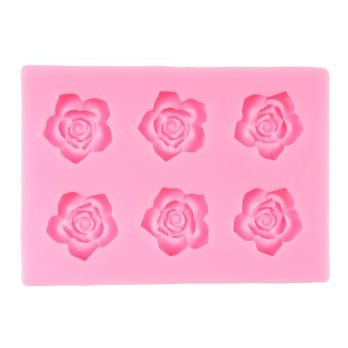 Rose Flower Silicone Fondant Mold Flower Candy Chocolate Molds - color: Style C