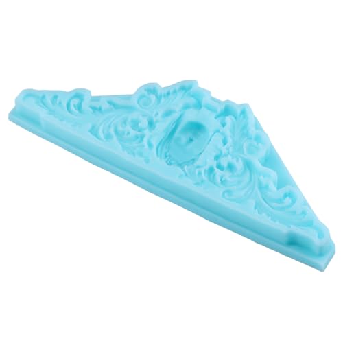 3D Baroque Fondant Molds Curlicues Scroll Relief Silicone Molds - color: Style F
