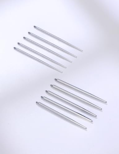 14G 16G Piercing Taper Insertion Pin for Internally Threaded Nose Septum Lip Belly Rings Labret Monroe Medusa Tragus Helix Cartilage Earrings Stud Piercing Jewelry Taper Insertion Tool 10Pcs - style: 16G-14G Straight