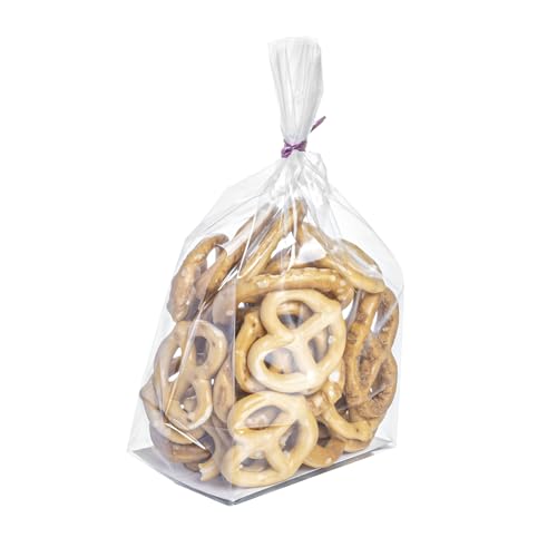 Restaurantware 3 x 2 x 6 1/2 In Clear Plastic Gusset Bags, 100 Count - size: 3" x 2" x 6.5" - Standard