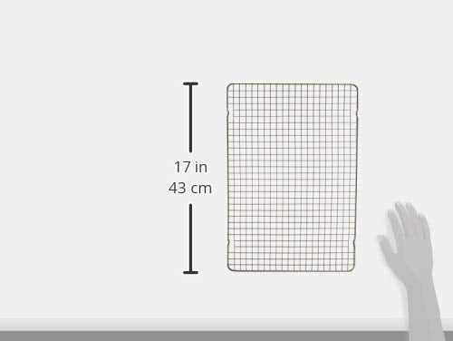 Nordic Ware 43343 Oven Safe Nonstick Baking & Cooling Grid (1/2 Sheet), Steel (Pack of 6) - size: (Pack of 6), style: Large