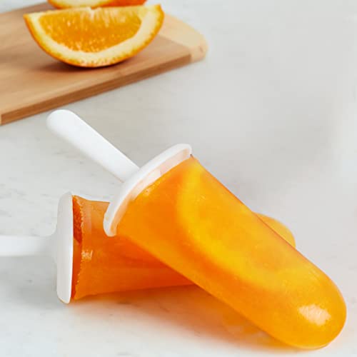 Zoku Classic Pop Molds, 6 Easy-release Popsicle Molds With Sticks and Drip-guards, BPA-free - color: Green