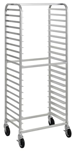 CenPro Commercial Fully Welded 20-Tier Aluminum Side Load NSF Bun/Sheet Pan Rack | Bakeries, Caterers, Kitchens, Restaurants | (#32L-150) - size: 20-Pan Side Load, Welded