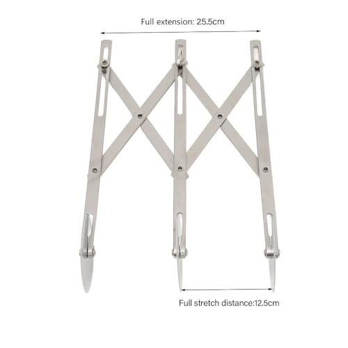 Adjustable 3-Wheel Stainless Steel Pastry Cutter - Expandable Pizza Roller for Uniform Slicing,Professional Baking Tool for Cookies, Dough & Pies‌