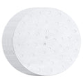 100 Count Perforated Parchment Paper Bamboo Steamer Liners for 12 inch Air Fryer Parchment Paper - size: 12 inch perforated parchment