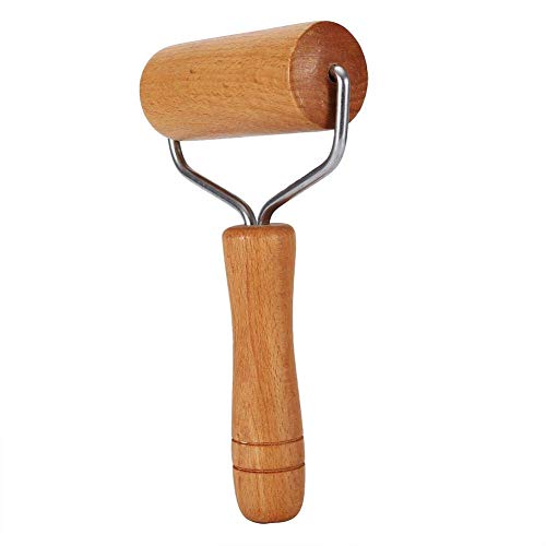 T Shape Pastry Roller, Fondant Bakery for Kitchen Pin Pastry Tool Dough Roller Wooden Multifunction Cookie Pizza Rolling Pin Pasta Hand Chapati(1) - color: 1