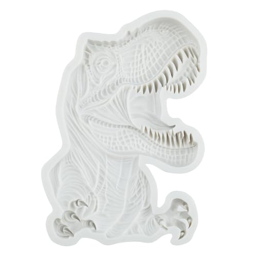 Dinosaur Silicone Molds Tyrannosaurus Rex Fondant Mold Set of 4 - color: Style K