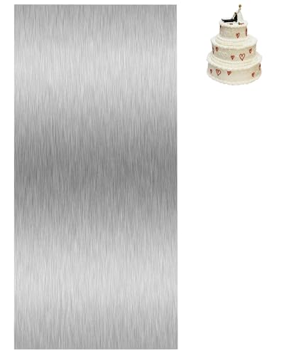 8.6 Inch Metal Cake Scraper Smoother Cake Decorating Supplies Kit, 3 Pcs - size: Cake Comb-1
