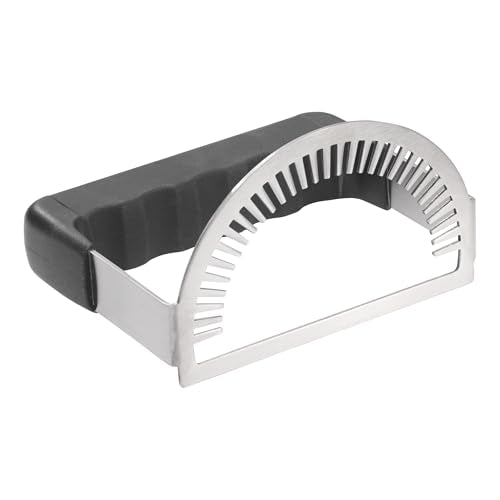 Winco 5" Silver Stainless Steel Empanada Fork/Dumpling Press Crimper