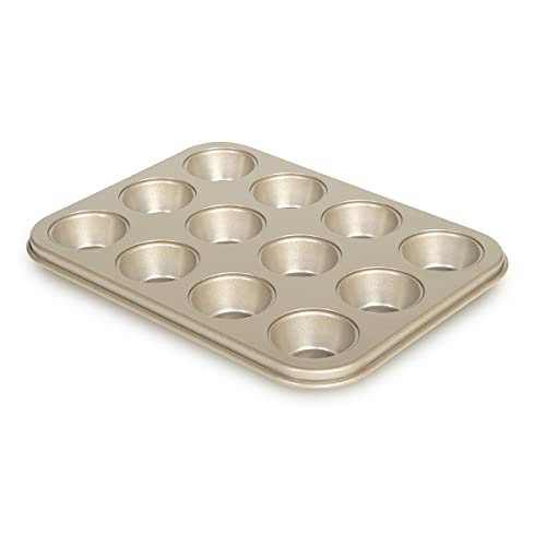 Glad Mini Muffin Pan Nonstick - Heavy Duty Metal Cupcake Tin with Small Baking Cups, Mini 12-Cup (Pack of 6) - size: Mini 12-Cup (Pack of 6)