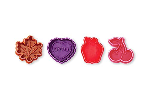 Fox Run Lovers Pie Cutter Set, Set of 4, Multicolor - style: Lovers Pie Cutters
