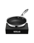 HexClad 7" Hybrid Nonstick Frying Pan, Dishwasher & Induction Safe - size: 7-inch, style: Pan