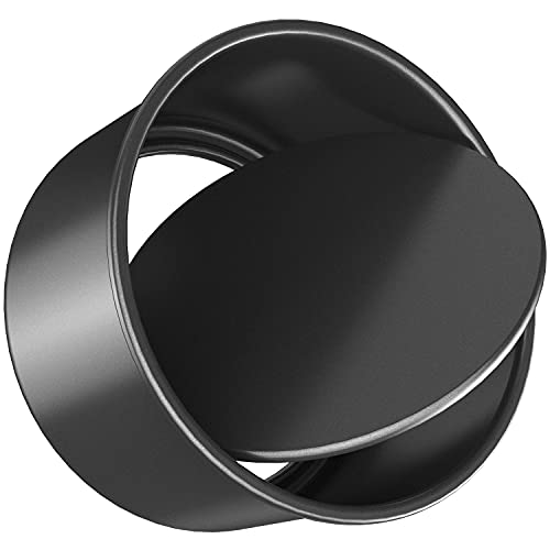 CHEFMADE Round Cake Pan, 6-Inch Chiffon Pan with Removable Loose Bottom - color: Black, size: 6-inch