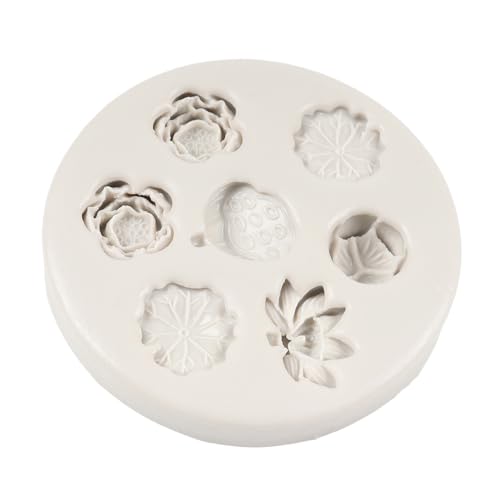 Lotus Flower Silicone Molds Dragonfly Silicone Mold Set of 4 - color: Style D