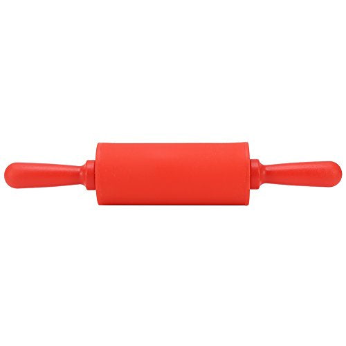 9 Inch Silicone Rolling Pin, Non-Stick Rolling Pin with Silicone Handle for Home Kitchen, Rolling Pins for Baking for Kids
