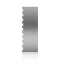 Stainless Steel Cake Scraper Cake Smoother Cake Decorating Comb Double Sided Patterned Edge Stripe Edge Smoother 8.6 Inch Metal Cake Scraper for Mousse Butter Cream Frosting Scraper Pastry Cutter