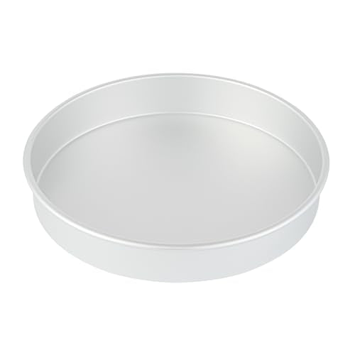 Restaurantware-Met Lux 12 x 2 Inch Straight-Sided Baking Tin, 1 Round Cake Pan - Oven-Ready, Freezable, Anodized Aluminum Round Baking Pan, Greaseproof, For Layer Birthday Cake