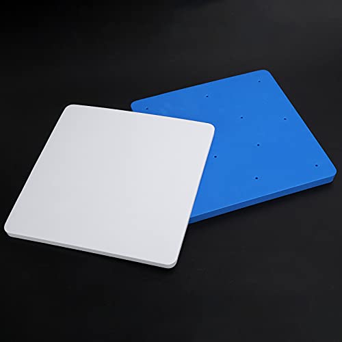 2Pcs Fondant Mat, Fondant Foam Pad, 12 Hole Flower Sponge Foam Sugar Chocolate Modelling Drying Pad Tray Tools for Baking Cake Decoration DIY Sugarcraft Clay Supplies