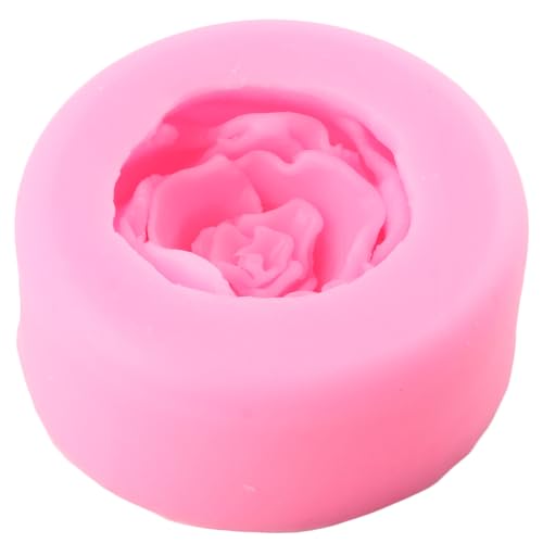 ZiXiang Bloom Rose Flower Silicone Molds Rose Fondant Mold Set of 4 - color: Style G