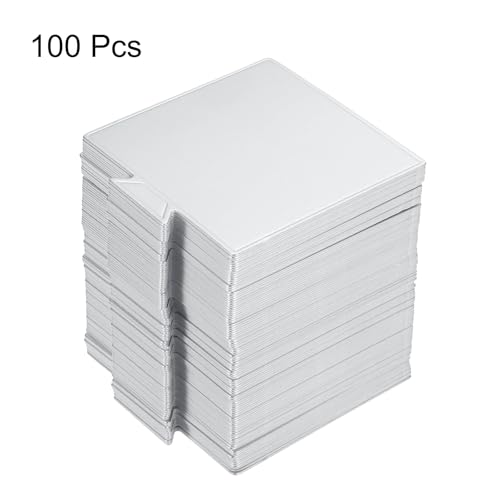 uxcell Mini Cake Boards, Grease Proof 7.2 x 7.2 cm/2.8 x 2.8" Black 100pcs - color: Silver Tone, size: 2.8 x 2.8 inch
