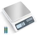 CYBERGIANT 13lb/0.1g Precision Digital Food Scale - Meal Prep Kitchen Baking & Espresso Coffee - Gram Scale with Stainless Steel Platform & LCD Display - color: White