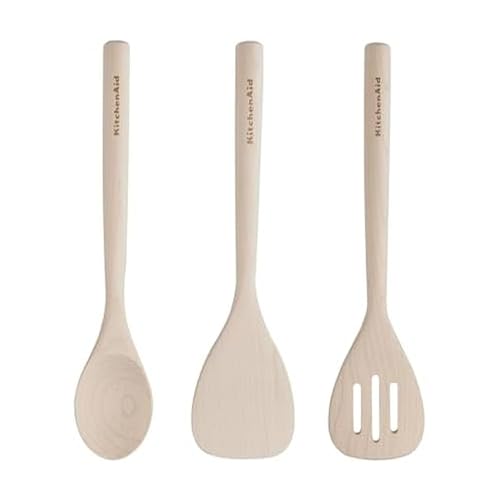 KitchenAid Maple Wood Tool Set, Set of 3 (Pack of 12) - color: Arce