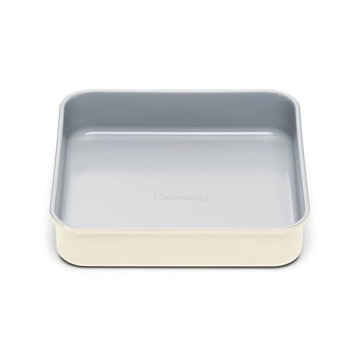 Caraway 9" Non-Stick Ceramic-Coated Square Pan - color: Cream, size: Square Pan (9" x 9")