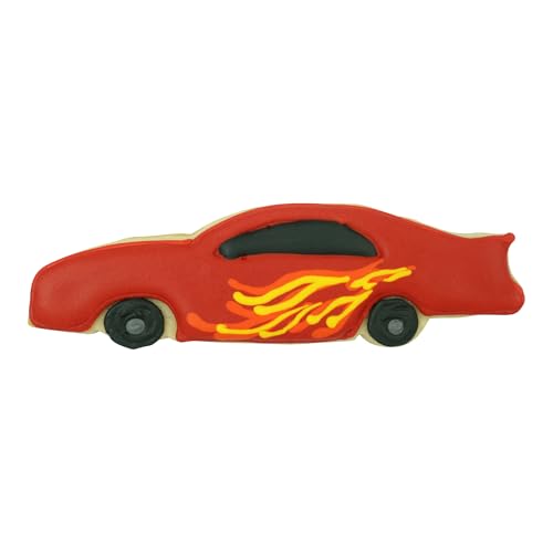 R&M Race Car 5" Cookie Cutter – Racing-Themed Baking Tool for Cookies, Fondant & Crafts