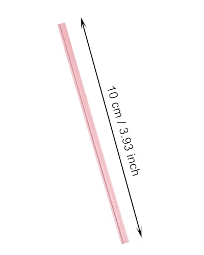 ONLYKXY 500pcs Kraft Paper Twist Ties Plant Ties 4inch Reusable Bread Twist Ties cake pop ties Cable Ties Candy Ties for Bags (Pink) - color: Pink