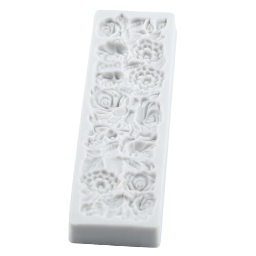 Baroque Flower Silicone Mold Relief Flower Lace Fondant Molds - color: Style ZK