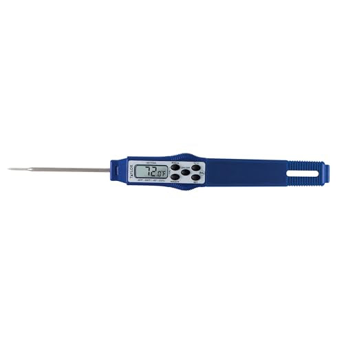 Taylor – Compact Instant-Read Pen Style Digital Kitchen Meat Thermometer - Waterproof Grey - Gray (Blue) - color: Blue