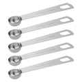 5PCS 1/4tsp(1.25ml) Measuring Spoon, Stainless Steel Teaspoon - size: 1/4tsp