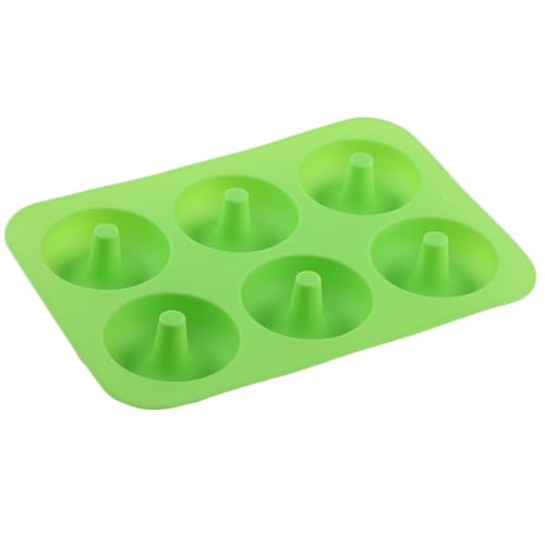 6 Cavity Doughnut Silicone Chocolate Molds Set Of 2 - color: Style G