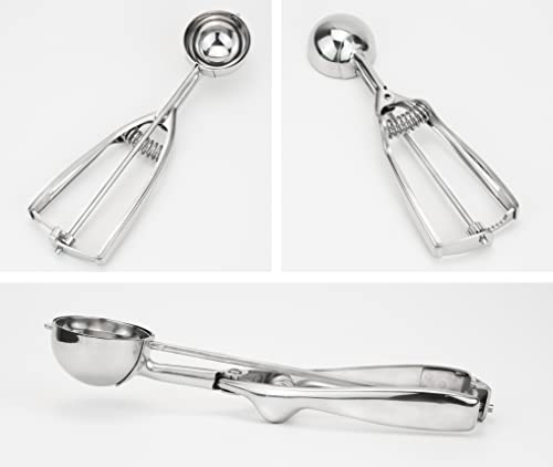 18/8 Stainless Steel Scoop, 2.3 Tablespoon Cupcake Muffin Batter Dispenser - size: #30 (2.3 Tbsp)