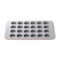 Caraway 24-Cup Non-Stick Ceramic-Coated Mini Muffin Pan - color: Perracotta, size: 24 Cup Muffin Pan (1x)