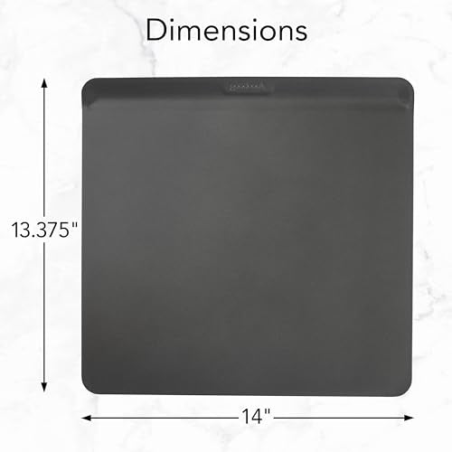 GoodCook AirPerfect Nonstick Air Insulated Cookie Sheet, 14" x 12", No Burning, Gray (Pack of 6) - color: Gray, size: 14 x 12-Inch (Pack of 6)